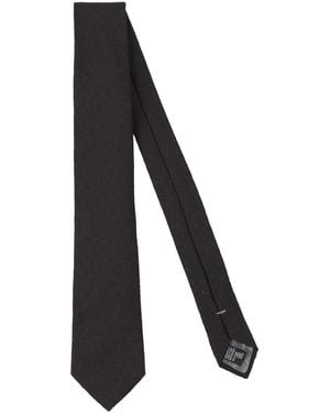 Emporio Armani Dark Ties & Bow Ties Wool - Black
