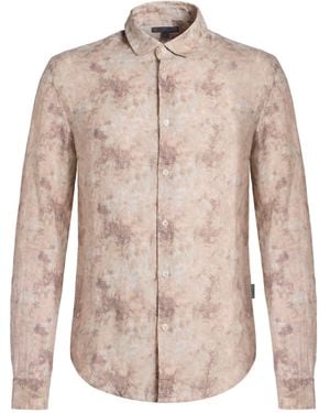 John Varvatos Shirt Linen - Natural
