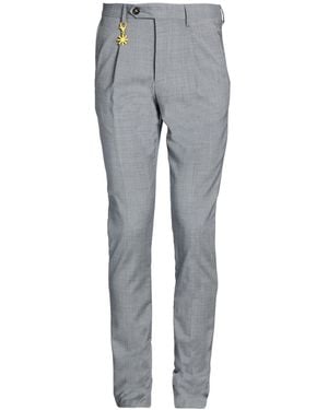Manuel Ritz Light Trousers Wool, Elastane - Grey