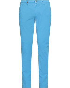 Barbati Azure Pants Cotton, Polyester, Elastane - Blue