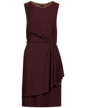 Fendi Burgundy Midi Dress Viscose, Wool - Purple