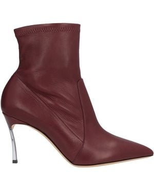 Casadei Ankle Boots Leather - Purple
