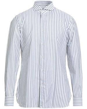 Isaia Dark Shirt Cotton - Blue