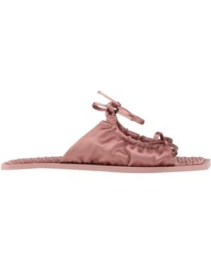 Carlotha Ray Sandals Textile Fibers - Pink