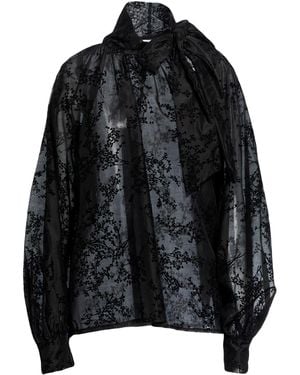 ALEX INGH Top Tencel, Polyester - Black
