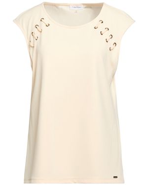Calvin Klein Top Polyester - Natural
