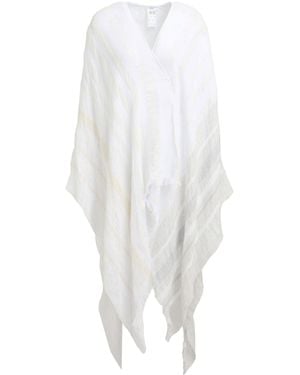 Peserico Cape Linen, Cotton, Viscose, Polyester, Polyamide - White