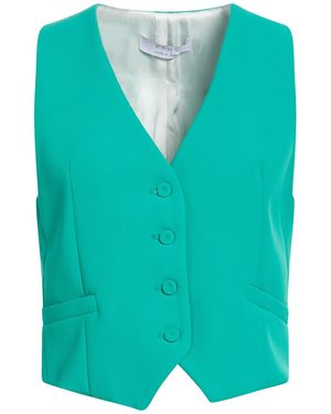 Kaos Emerald Tailored Vest Polyester, Elastane - Green