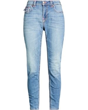 TRUE RELIGION Jeans Cotton, Polyester, Elastane - Blue
