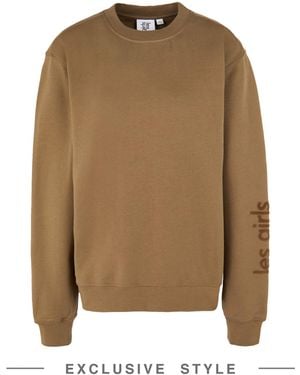 Les Girls, Les Boys Loopback Crew Neck Sweatshirt Sweatshirt Cotton - Multicolour