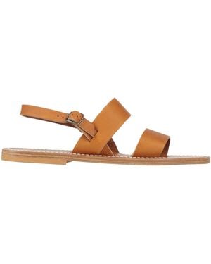 K. Jacques Sandals Leather - Brown