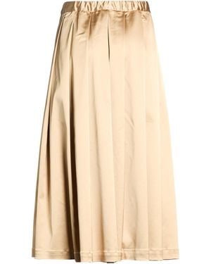 Semicouture Midi Skirts - Natural