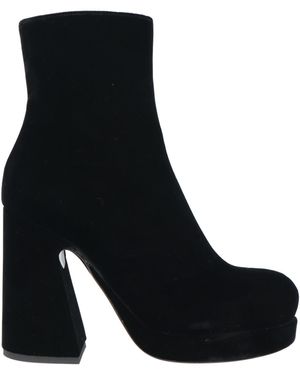 Proenza Schouler Ankle Boots Textile Fibres - Black