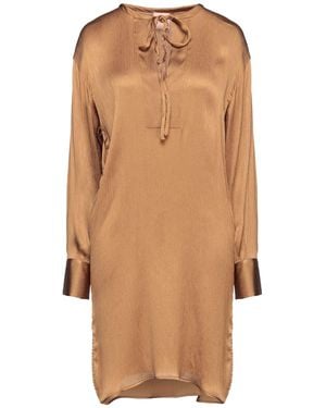 Nude Mini-Kleid - Braun