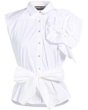 La Petite Robe Di Chiara Boni Shirt Cotton, Polyamide, Elastane - White
