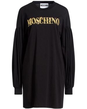 Moschino Mini Dress Cotton - Black