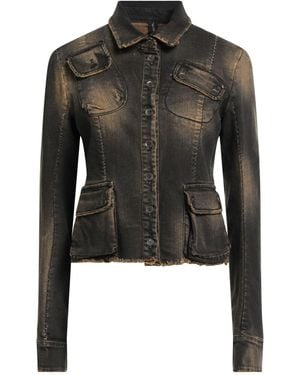 Masnada Jeansjacke/-Mantel - Schwarz