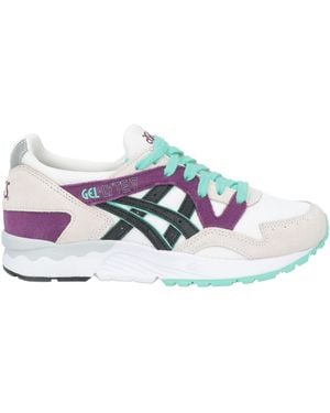 Asics Sneakers Leather, Textile Fibers - White