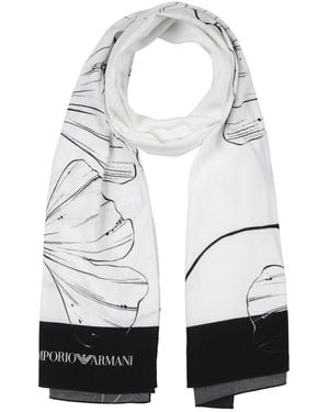 Emporio Armani Scarf Viscose - White