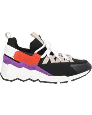 Pierre Hardy Sneakers Leather, Textile Fibers - White