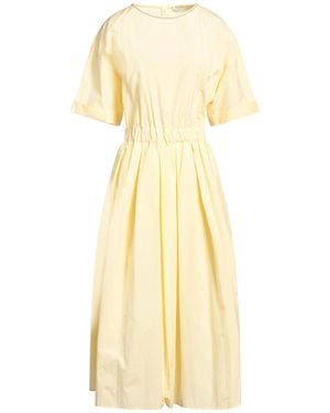 Peserico Midi Dress Cotton, Polyester - Metallic