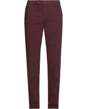 Mens Burgundy Pants