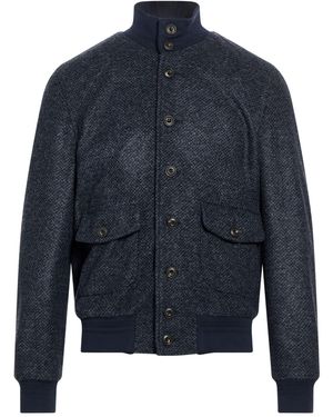 L.B.M. 1911 Midnight Jacket Polyester, Acrylic, Virgin Wool - Blue