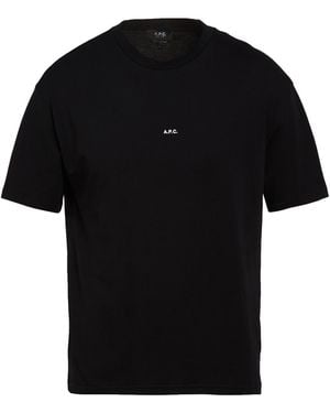 A.P.C. Camiseta - Negro