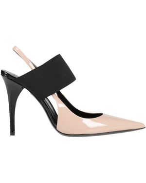 Bruno Frisoni Khaki Pumps Leather, Textile Fibers - Black
