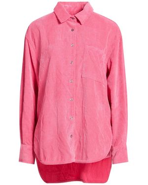 0039 Italy Fuchsia Shirt Cotton, Elastane - Pink