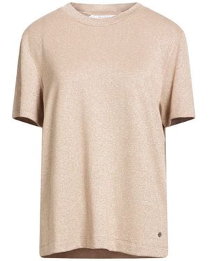 Xandres T-Shirt Viscose, Polyester, Metallic Fiber, Elastane - Natural