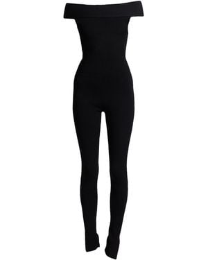 Galvan London Jumpsuit Viscose, Polyester - Black