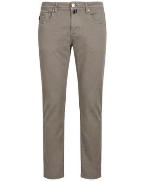 Tramarossa Khaki Pants Cotton, Polyester, Elastane - Gray