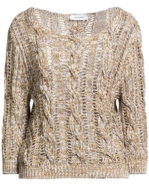 Gran Sasso Camel Sweater Cotton, Polyester - Natural