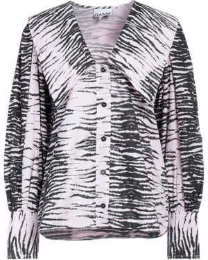 Ganni Shirt Organic Cotton - Grey