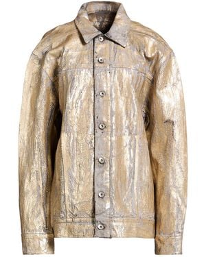 Rick Owens Denim Outerwear - Natural