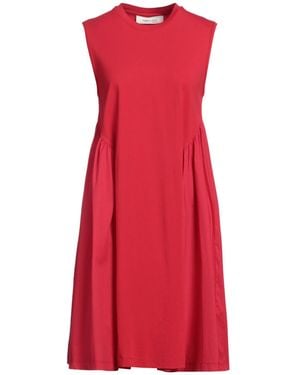 EMMA & GAIA Midi Dress Cotton - Red