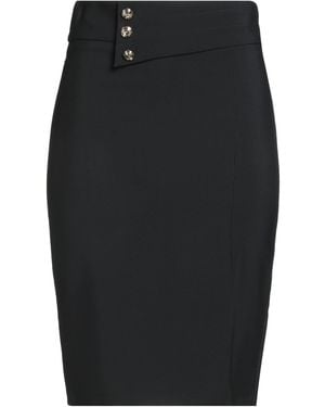 Relish Midi Skirt Polyester, Elastane - Black