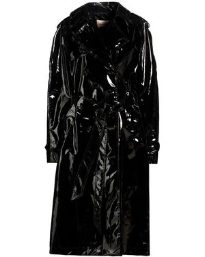 Alexandre Vauthier Overcoat & Trench Coat Polyester, Polyurethane - Black