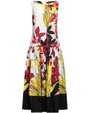 Sara Roka Midi Dress - White