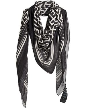 Balmain Bufanda - Negro