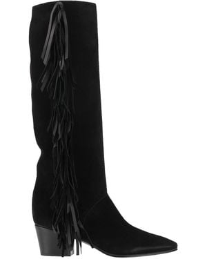 Casadei Boot Leather - Black