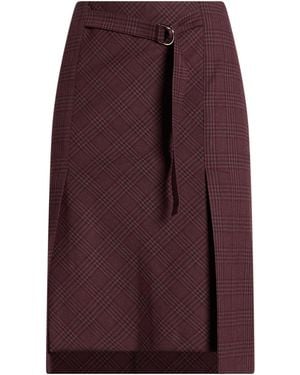 Patrizia Pepe Midi Skirt Polyester, Viscose, Elastane - Purple