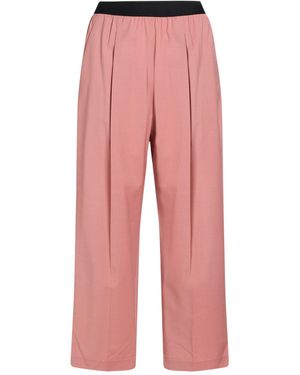 Department 5 Trousers Polyester, Virgin Wool, Elastane - Red