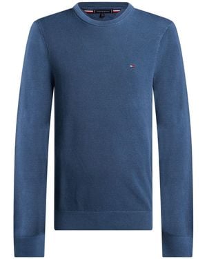 Tommy Hilfiger Midnight Jumper Cotton - Blue