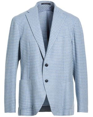 Tagliatore Blazer Virgin Wool, Polyamide - Blue