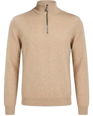 Alpha Studio Turtleneck Cashmere - Natural