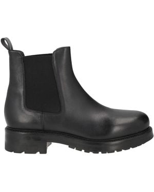 Strategia Ankle Boots Leather - Black