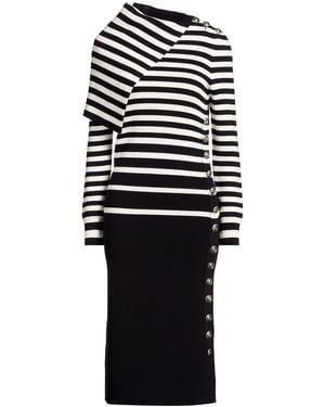Rabanne Vestido Midi - Blanco