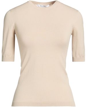Max Mara Sweater Viscose, Polyester - Natural